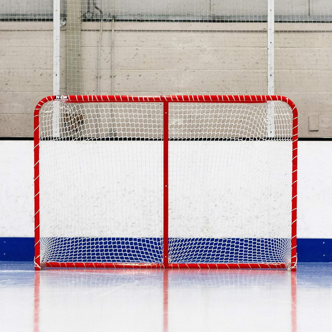 Eishockey Tore – 1,8m x 1,2m – wählen Sie zwischen Regelung- und professionelles Tor (Stahlrahmen 3,