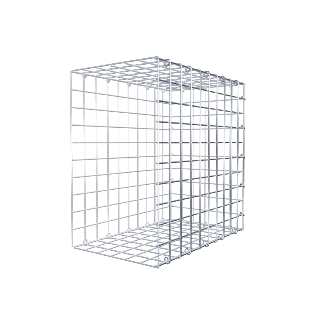 GABIONA Anbau-Gabione Typ2 eckig, Maschenweite 5 x 5 cm, Tiefe 30 cm, Gabione 50 x 50 x 30 cm (L x H
