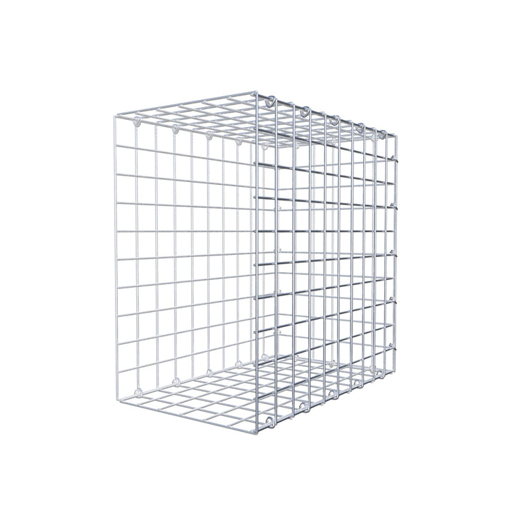 GABIONA Anbau-Gabione Typ2 eckig, Maschenweite 5 x 5 cm, Tiefe 30 cm, Gabione 50 x 50 x 30 cm (L x H
