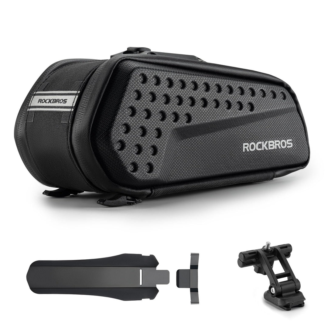 ROCKBROS Satteltasche Fahrrad Satteltaschen mit Schutzblech für Rennräder und Mountainbikes Elektrof