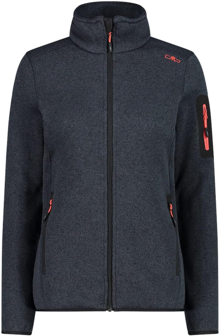 CMP Damen Fleecejacke Jacke 34 Titan-Campari, 34 Titan-Campari