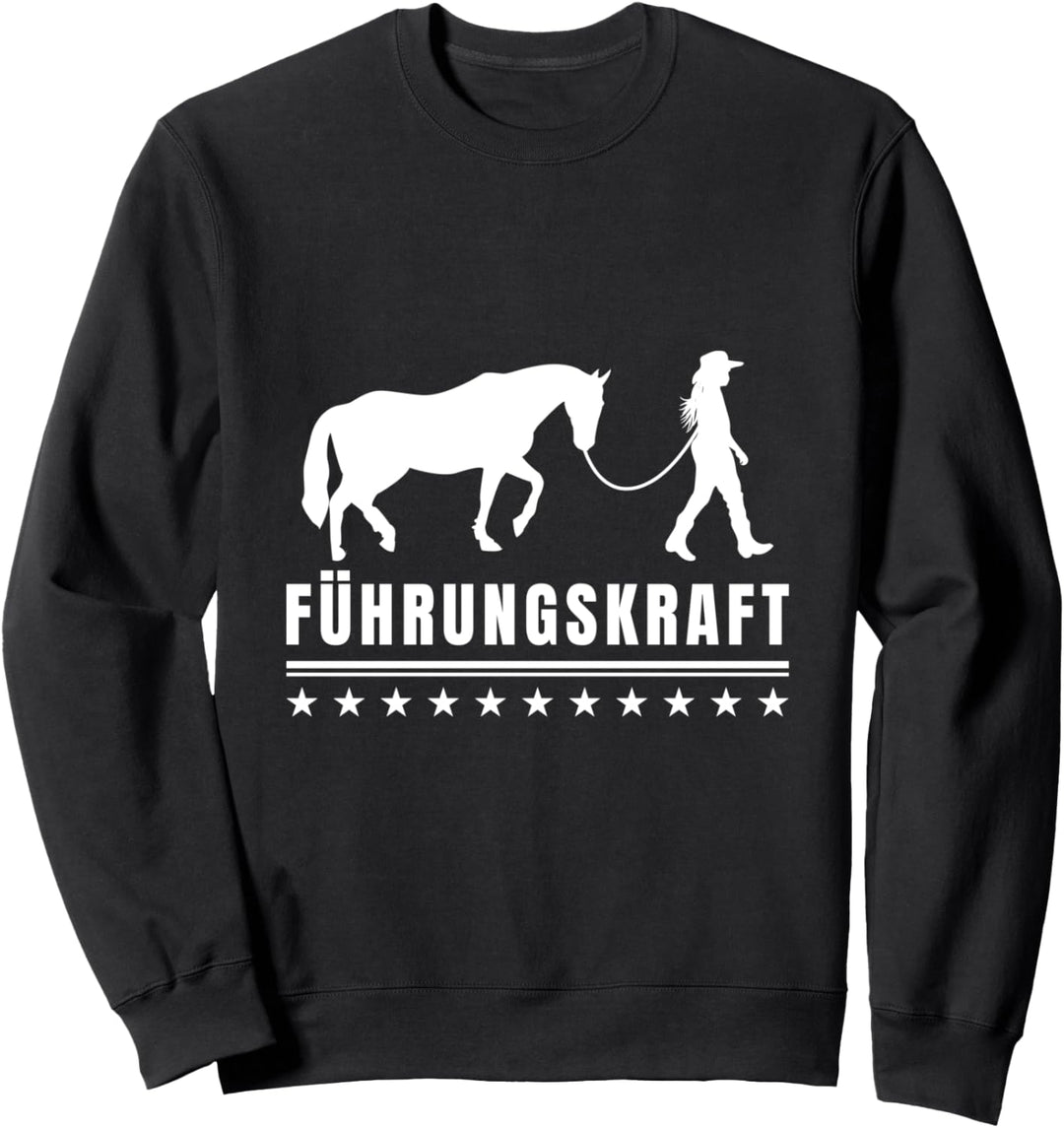 Reitsport Führungskraft Reiterin Pferde Reiten Geschenk Sweatshirt