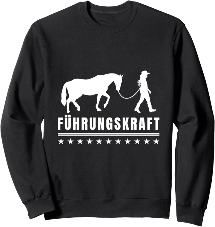 Reitsport Führungskraft Reiterin Pferde Reiten Geschenk Sweatshirt