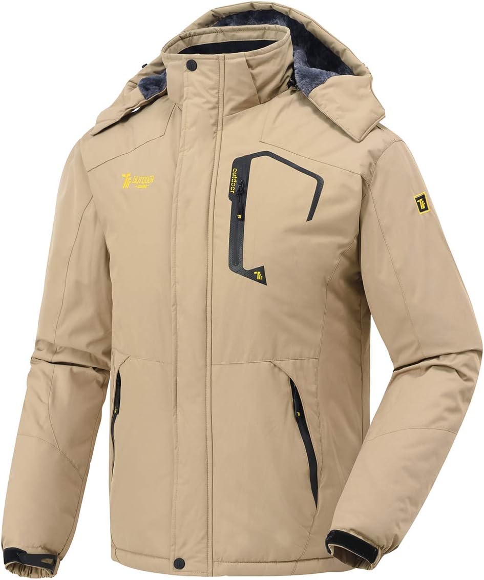 Herren Winter Fleecejacke Warm Jacke Softshelljacke Atmungsaktiv Outdoor Skijacke Winddichte Wasserd