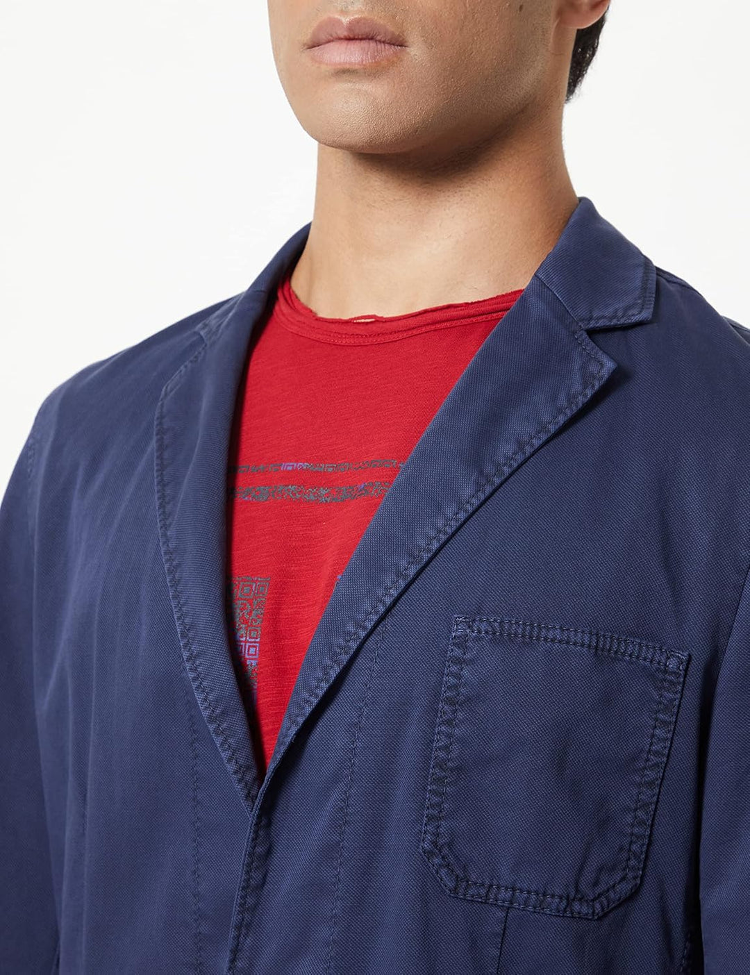 camel active Herren Lässiger Blazer, Night Blue