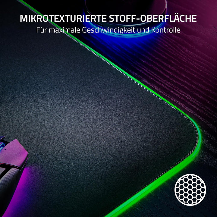 Razer Goliathus Chroma 3XL-Weiche Gaming-Mausmatte(mikrotexturierte Stoffoberfläche, Razer Chroma RG