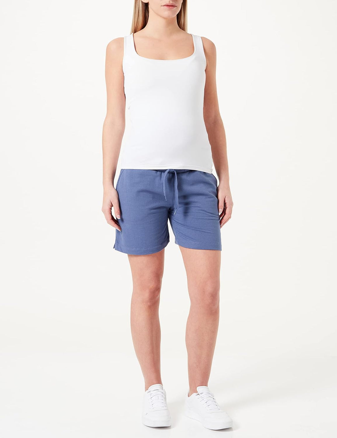 Noppies Maternity Damen Over The Belly Helena Shorts, Gray Blue-P910, XS