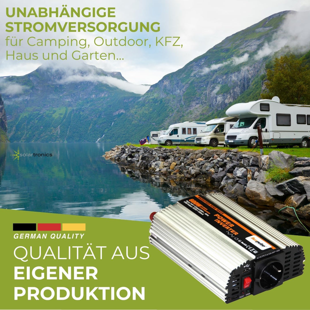 Spannungswandler NS 24V 600 Watt Inverter Wechselrichter