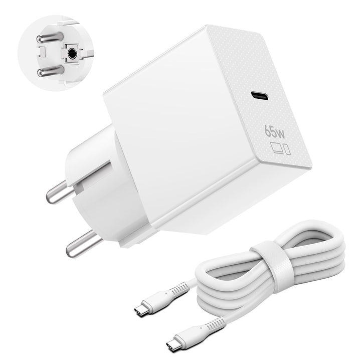 KFD Netzteil 65W Ladegerät USB-C GaN Netzteil für DJI Flip, Neo, Avata 2, Avata, Mavic 4 Pro, Mavic