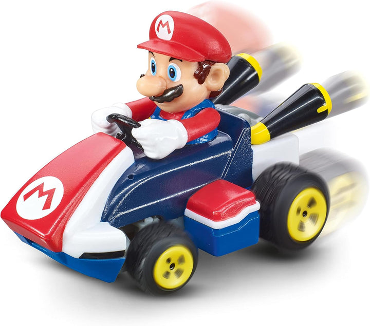 Carrera RC Fahrzeug Mario Kart Tabletop Racing Set | RC-Karts von Mario &amp; Luigi – 6,2 cm mit 2,4-GHz