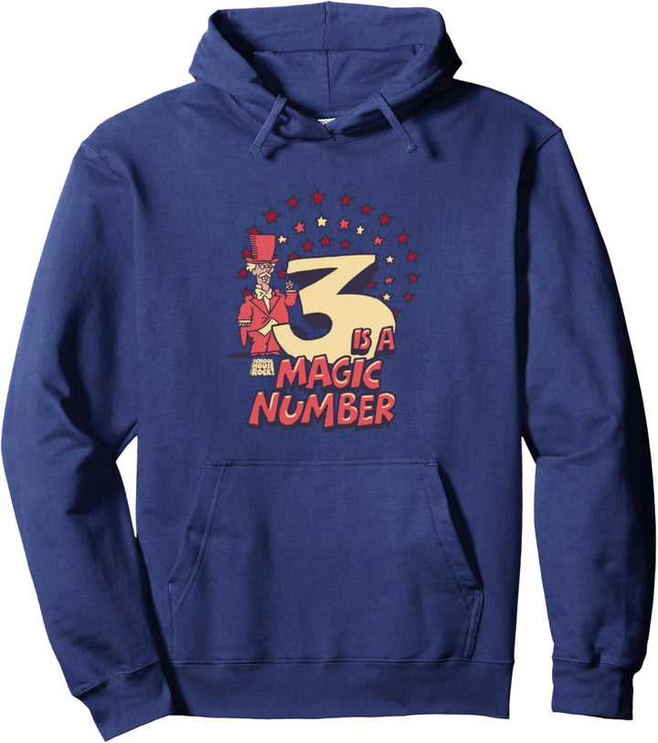 Schoolhouse Rock Drei ist die Magische Zahl Pullover Hoodie