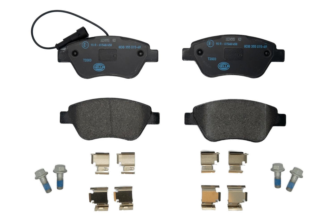 HELLA PAGID 8DB 355 015-491 Bremsbelagsatz - T2003 - Dicke/Stärke: 17.8mm - Bremssystem: Bosch - mit