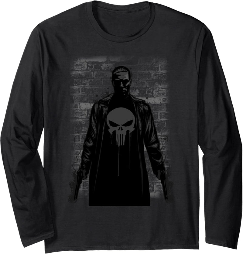 Marvel The Punisher Dark Portrait Langarmshirt