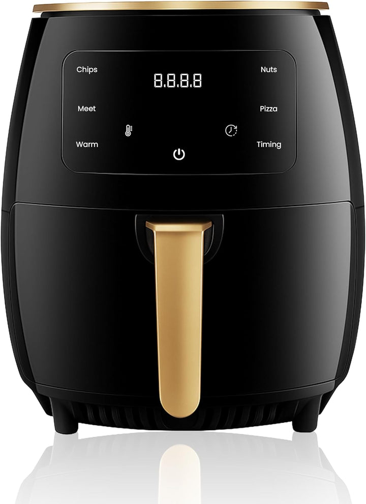 Retoo Heissluftfritteuse XXL 4,5L Airfryer mit 2400W Leistung, LED-Touchscreen, 6-in-1 Funktionen, H