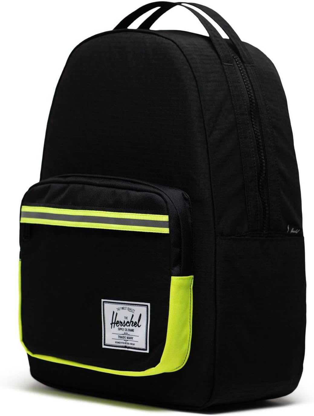 Herschel Unisex Miller Rucksack Einheitsgrösse Black Enzyme Ripstop/Black/Safety Yellow, Einheitsgr&