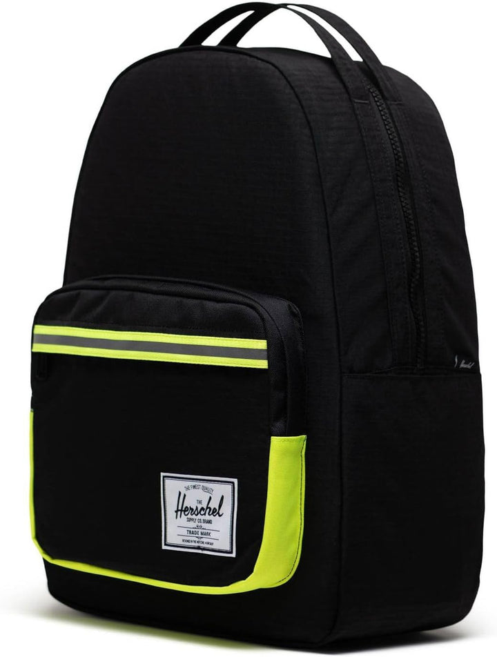 Herschel Unisex Miller Rucksack Einheitsgrösse Black Enzyme Ripstop/Black/Safety Yellow, Einheitsgr&