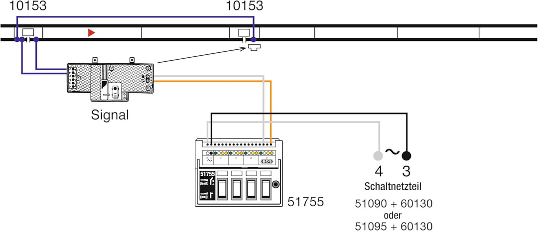 LGB L51755 L51755G Schaltpult mit Wippschalter