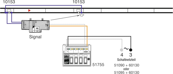 LGB L51755 L51755G Schaltpult mit Wippschalter
