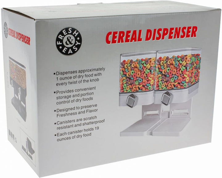 United Entertainment - Müslispender/Cerealienspender/Cornflakesspender/Doppel-Spender für Müsli, Cor