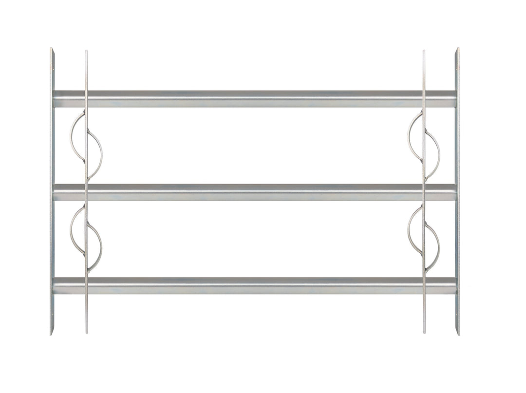 Alberts 563622 Fenstergitter Secorino Style | Ausziehbar für Fenster aussen | Einbruchschutz Gitter