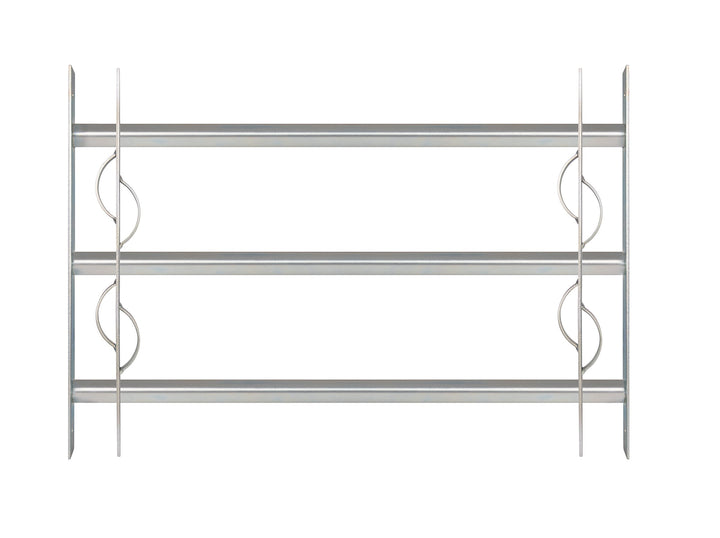 Alberts 563622 Fenstergitter Secorino Style | Ausziehbar für Fenster aussen | Einbruchschutz Gitter