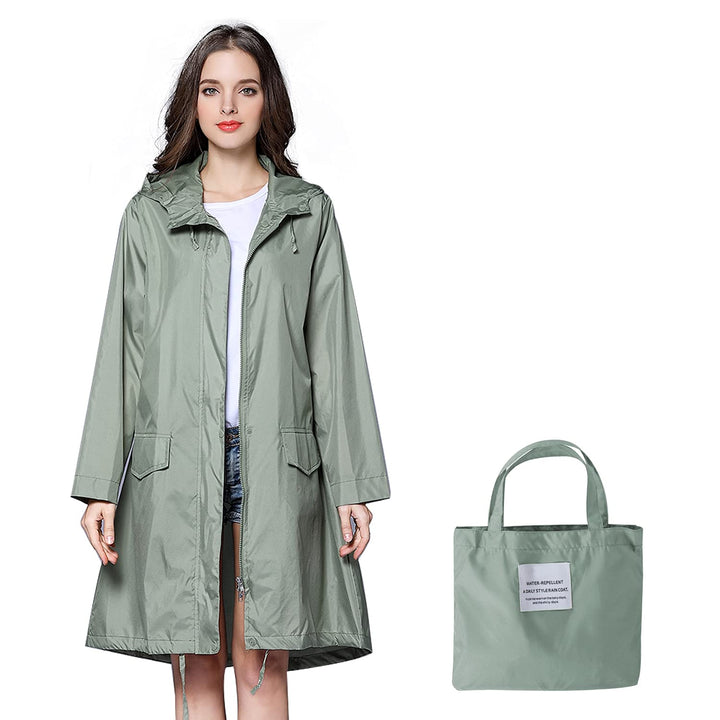 Freiesoldaten Damen Wasserdicht Regenjacke Draussen Winddicht Leicht Poncho Schnelltrocknend Regenma
