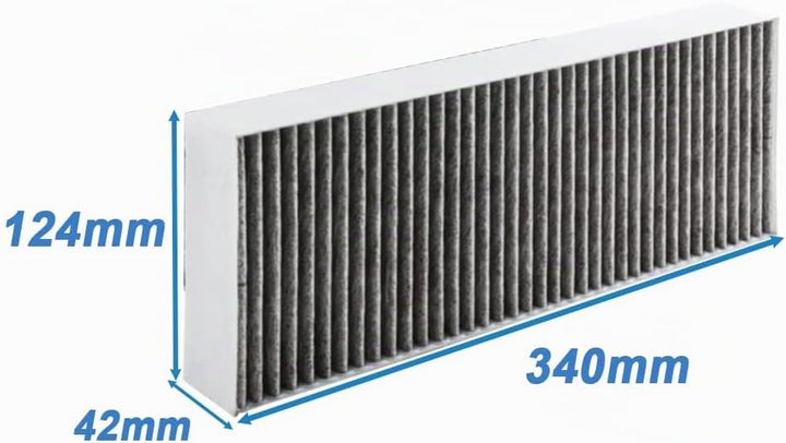EVAYP / 2x Aktivkohlefilter / Ersatz für BORA BAKFS / Kompatibel für BORA Basic Dunstabzugshaube GP4