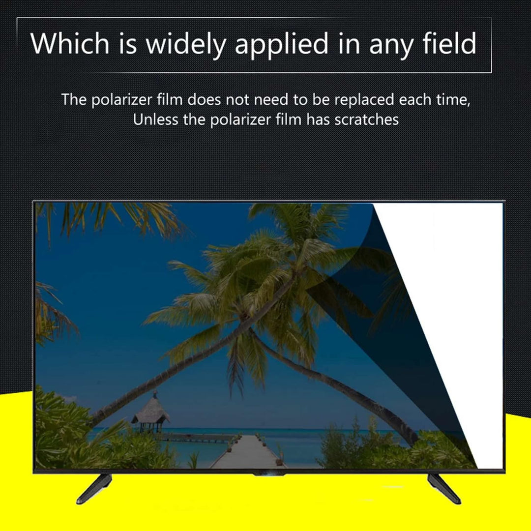 NIZEAMI Lineare Polarisationsfolie für LCD/LED Polarisationsfilter Polarisationsfotografie 5 Stück (