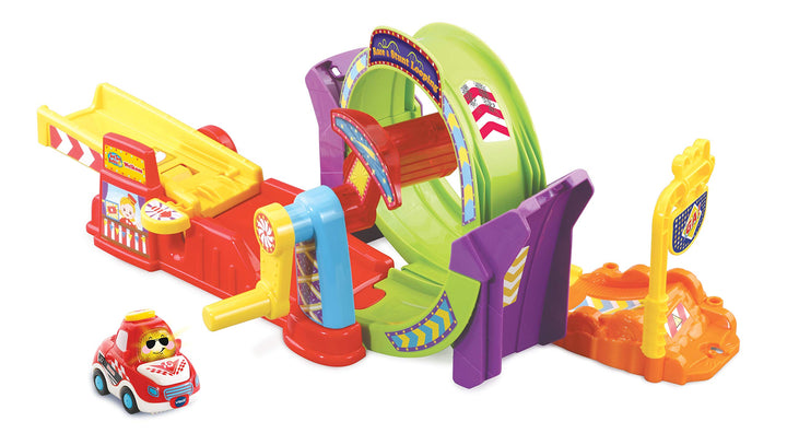 VTech - TUT TUT TUT Autos - Race & Stunt Looping - Inklusive Sven Stunt Auto - Lernspielzeug - Robus