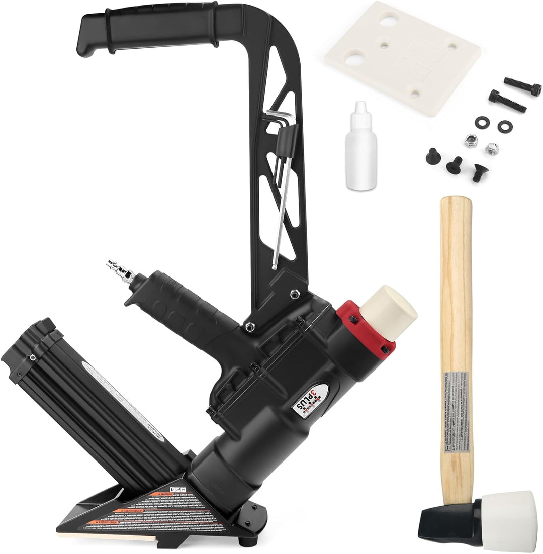 3PLUS Hfsnsp 2-in-1 Pneumatischer Bodennagler/Heftgerät