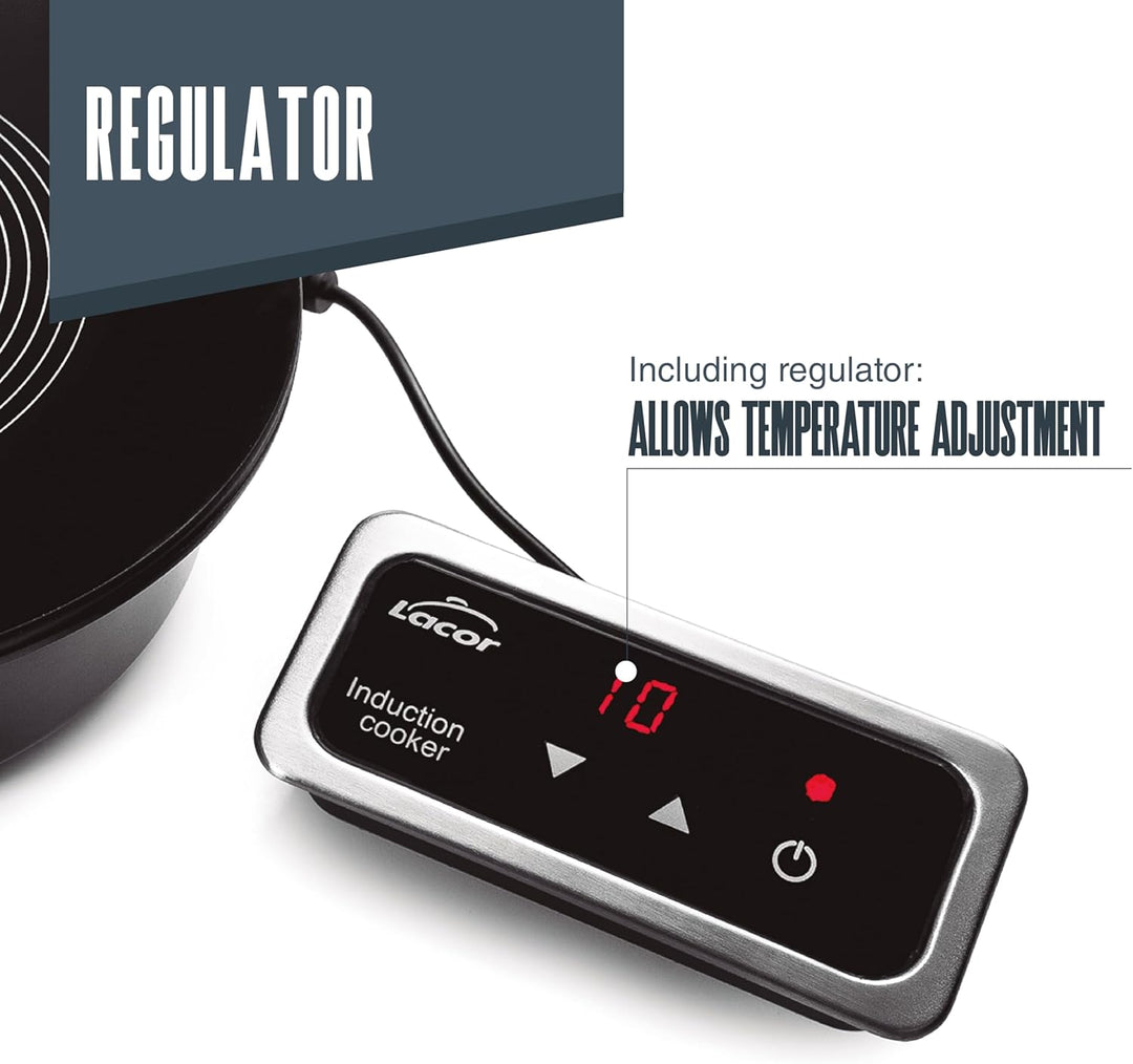 Lacor 69139 Induktionskochfeld 18 cm 700 W mit Regler