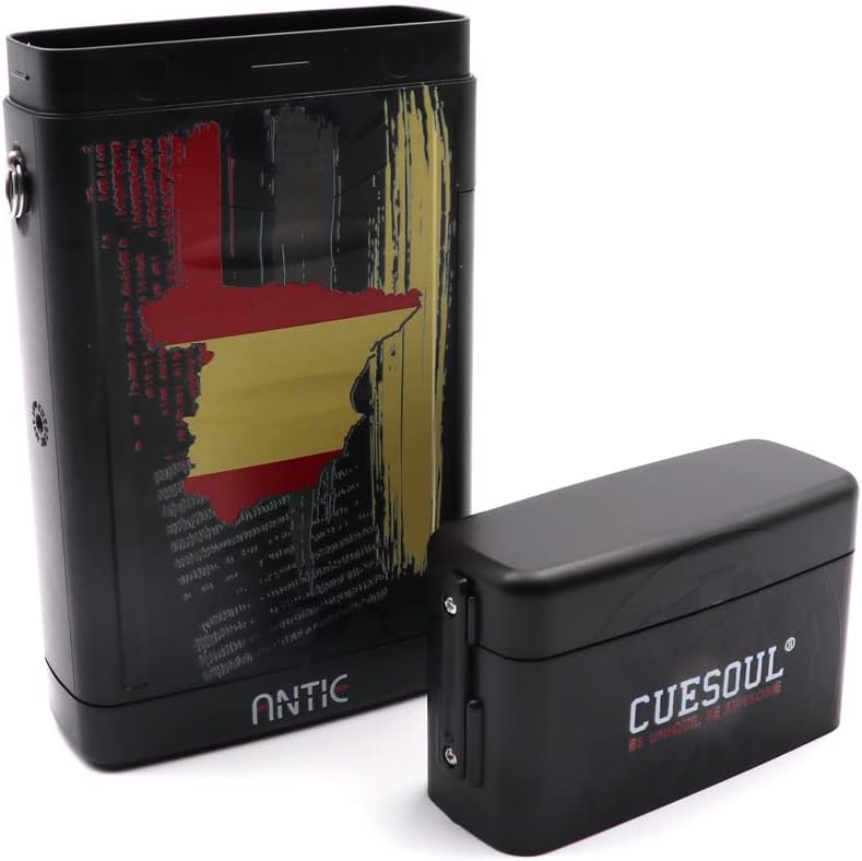 CUESOUL ANTIE Hard Dart Case, Hält 6 Dartpfeile mit Stahlspitze/Softspitze und zusätzliches Zubehör,