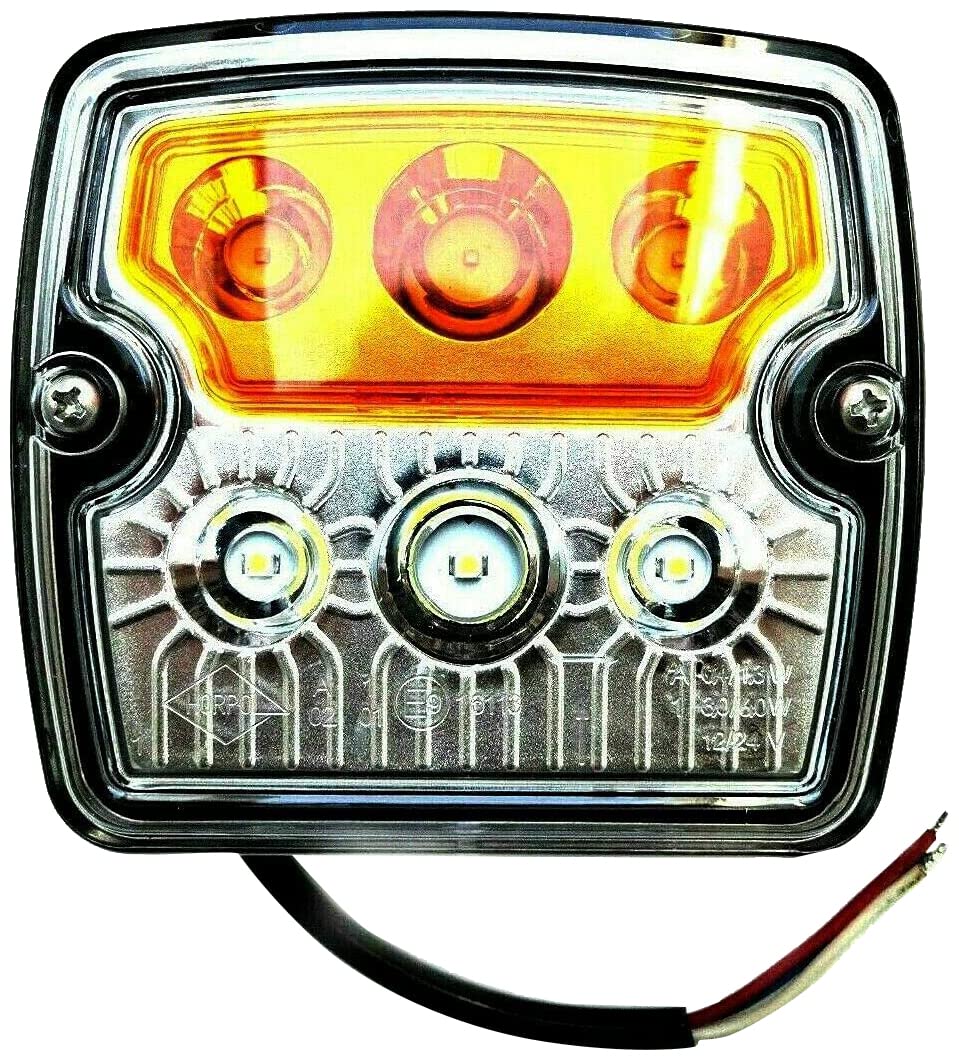 MelTruck® LED Blink-Positionsleuchte Standlicht Blinker 12/24V Anhänger, LKWs, PKWs, Wohnmobile, Woh