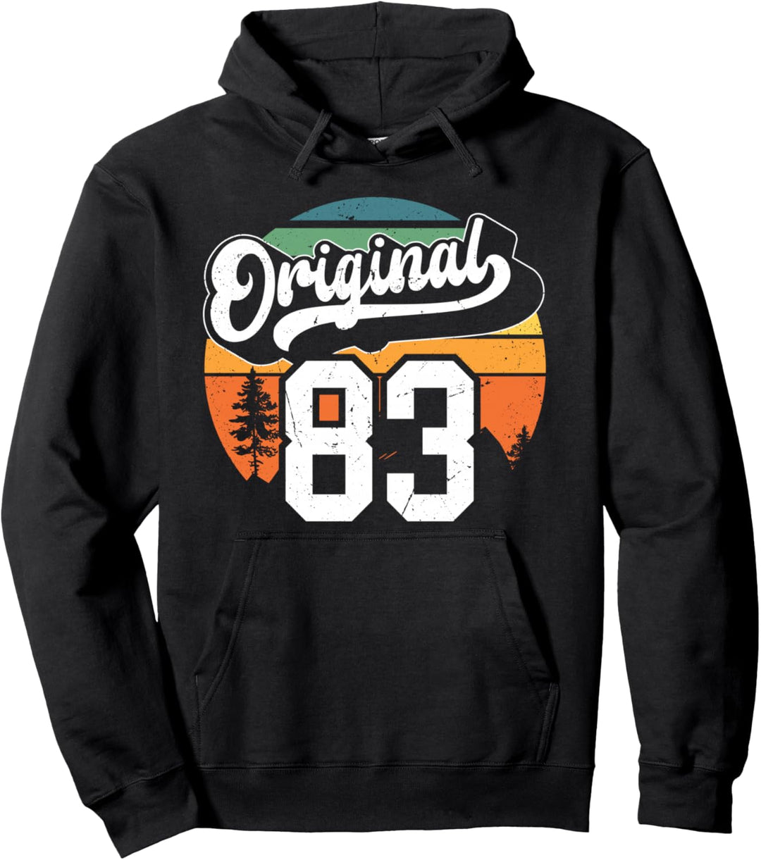 40.Geburtstag Original Mann Frau Retro Jahrgang 1983 Pullover Hoodie