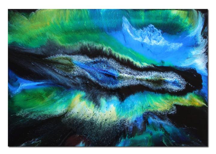 Original Gemälde Abstrakte Malerei - moderne hochglanz Wandbilder - Resin Art Kunst Bild Harz Unikat