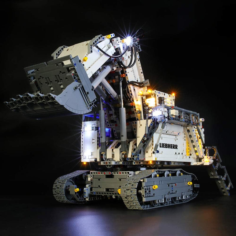 BRIKSMAX Led Beleuchtungsset für LEGO Technic Liebherr Bagger R 9800,Kompatibel Mit LEGO 42100 Baust