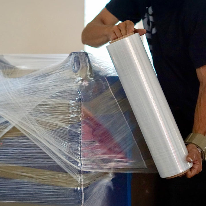Verpacking Stretchfolie 20 my transparent 500mm x 300m 6 Rollen reissfeste Umzugsfolie 6 Rollen 20my