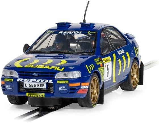 Scalextric C4555 1:32 Subaru Impreza WRC C. Sainz 1995 HD - Slotcar, Rennbahn, Auto für Rennbahn, Re