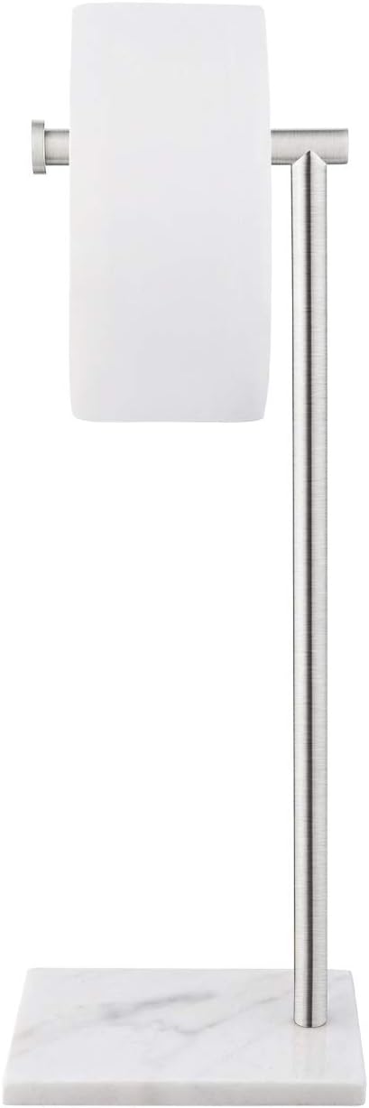 KES WC Toilettenpapierhalter Freistehend Klopapierhalter Edelstahl SUS304 Klorollenhalter Ständer To