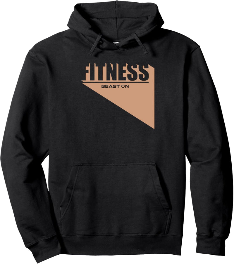 Fitness beige Gym Bodybuilding Training modernes Fitness Pullover Hoodie