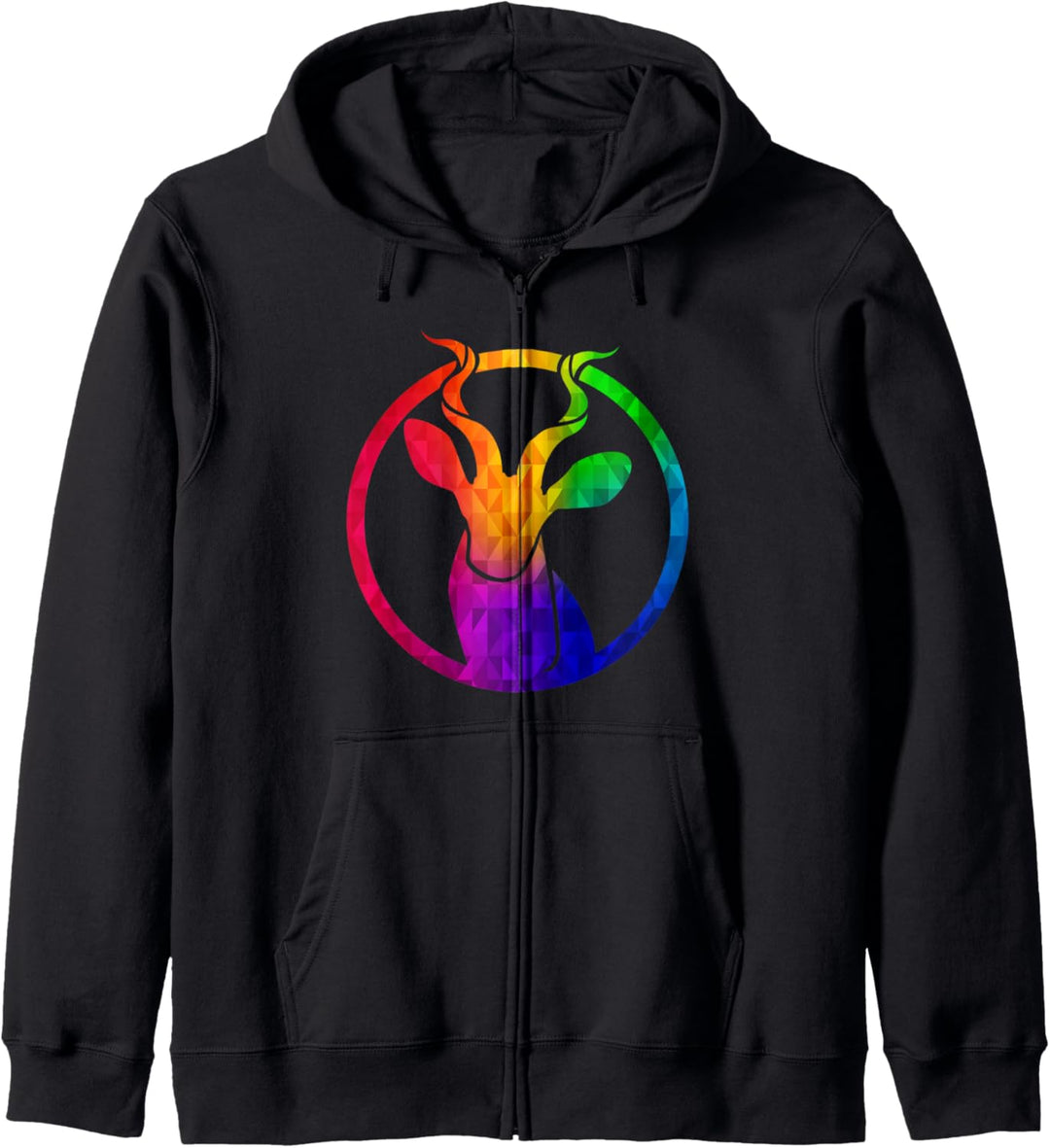 Psychedelic Hippie Impala Grafik Geschenk Hirsch Kapuzenjacke