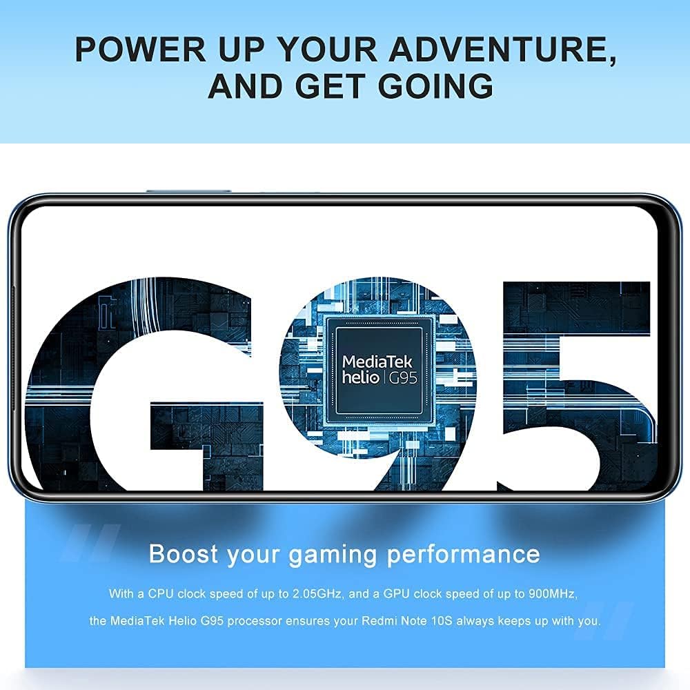 Xiaomi Redmi Note 10S Smartphone RAM 6 GB ROM 64 GB 6,43 '' AMOLED DotDisplay 64 MP Kamera 33 W Schn