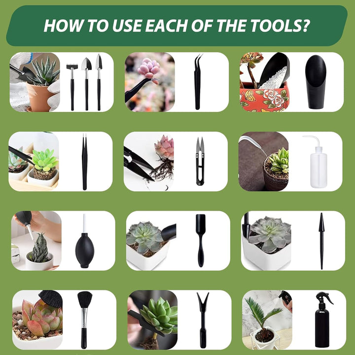 18 Stück Umtopfmatte, wasserdichte Gartenmatte Pflanzmatte, 50x50 cm Pflanzunterlage mit Mini-Garten