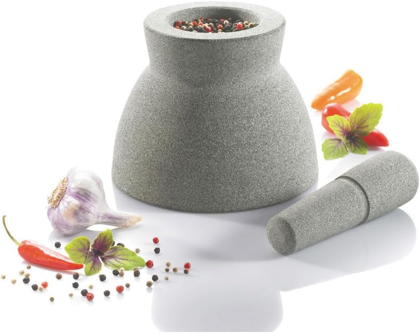 Gefu Granit Mörser CRUNCHY Gewürzzerkleinerer