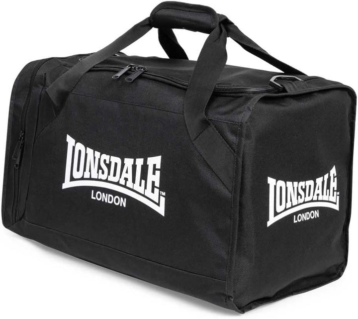 Lonsdale Sporttasche Syston Black/White 30 L, Black/White 30 L