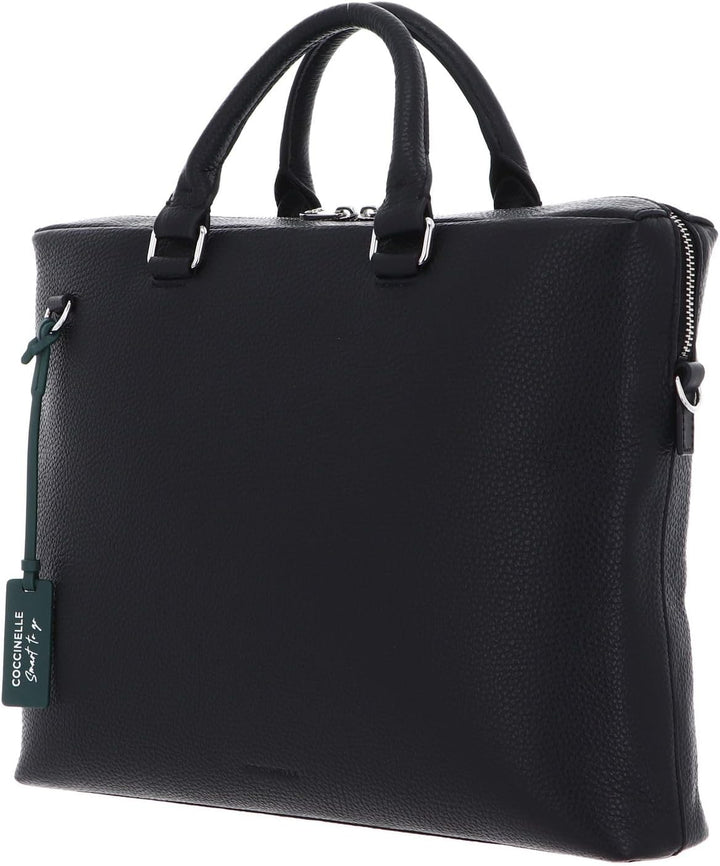 COCCINELLE Man Soft Man Briefcase Grained Leather Noir