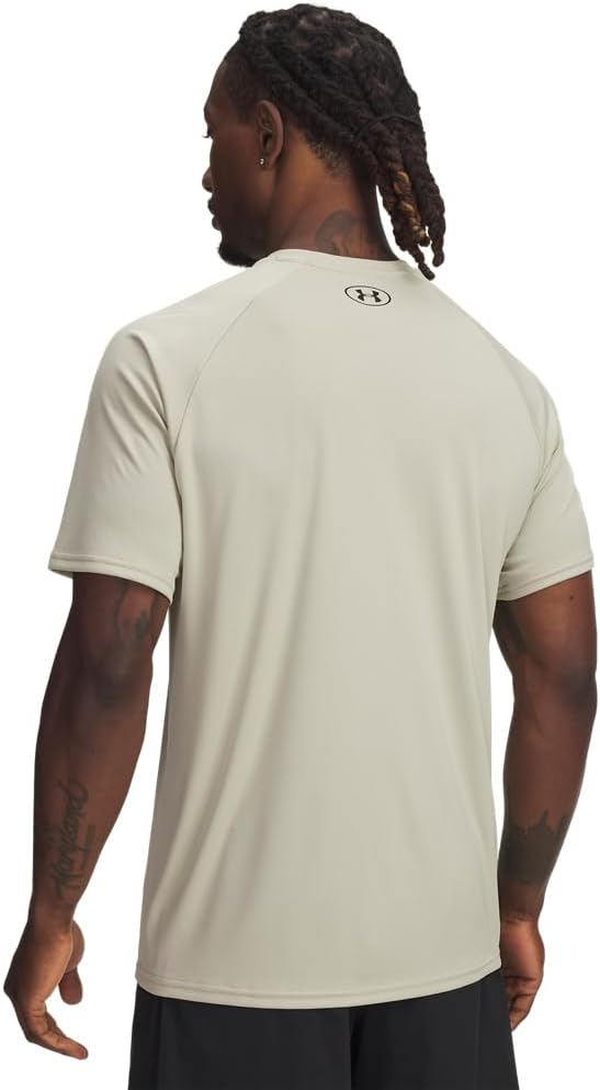 Under Armour Herren UA Tech 2.0 T-Shirt (290) Khaki Base / Schwarz 4XL, (290) Khaki Base / Schwarz 4