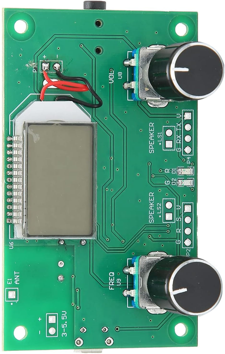 FM-Radio-Empfängermodul 87-108 MHz Stereo-Ausgang Radio DIY Drahtloser Empfänger LCD-Display DSP PLL