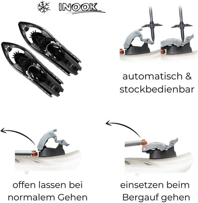 Inook Alpin OXM Schneeschuhe I Schneeschuhe mit Steighilfe I Schneeschuhe Herren & Schneeschuhe Dame