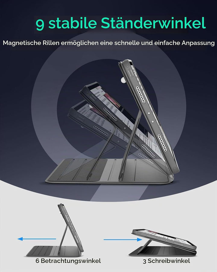 ESR für iPad Pro 11 Hülle (2022/2021/2020/2018), abnehmbare magnetische Abdeckung, Verstellbarer Hoc